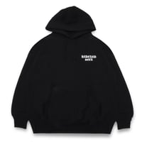 HIDE AND SEEK College Sweat Shirt 黒　XL College Hooded Sweat Shirt | HIDE AND SEEK Offi
