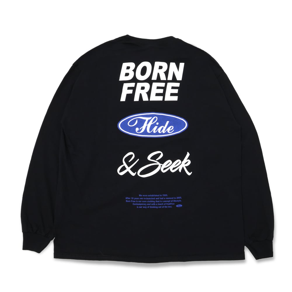 【HIDE AND SEEK】Racing L/S Tee・XLサイズ Racing L/S Tee | HIDE AND SEEK Official Web Shop