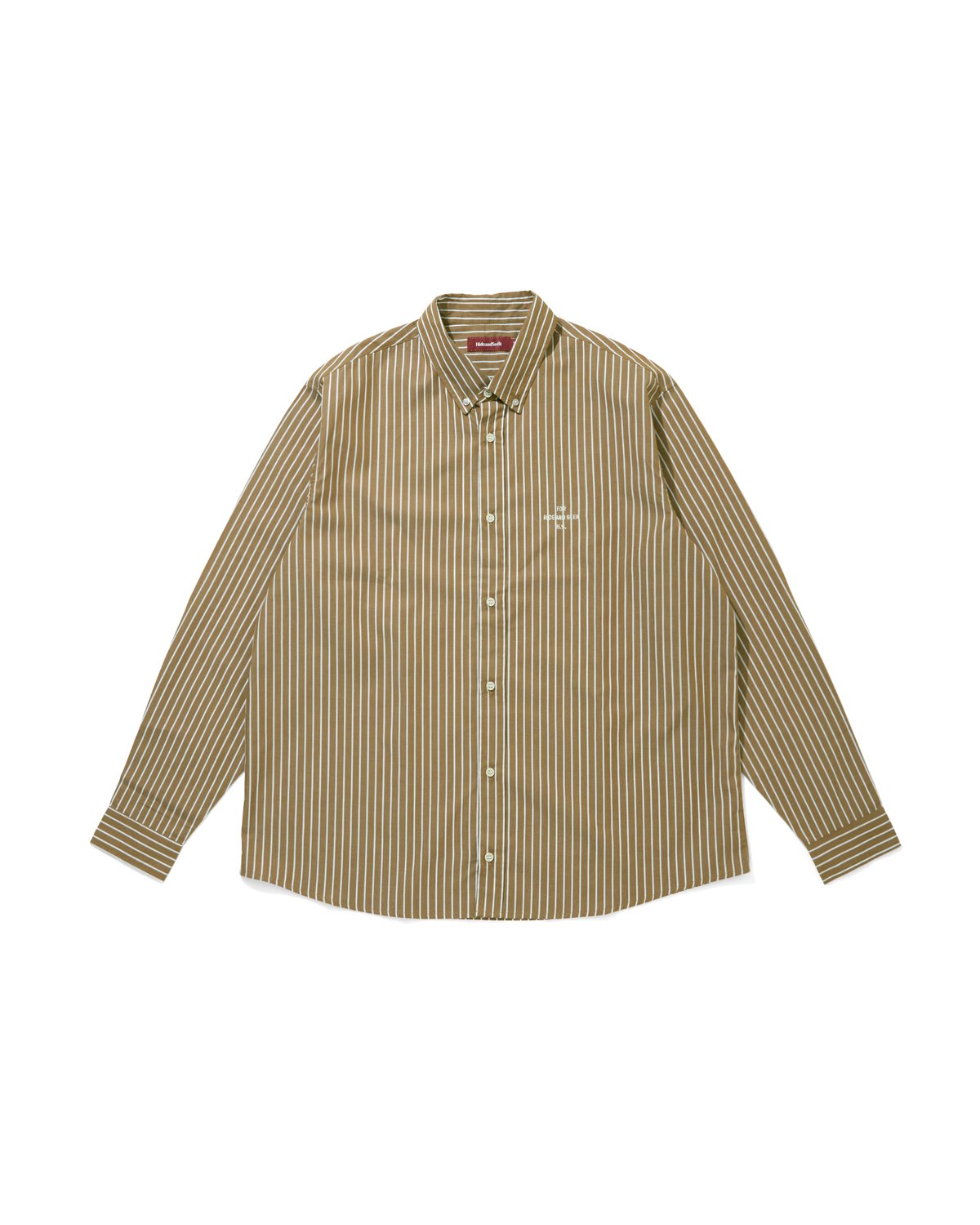 Striped B.D. L/S Shirt(26ss) | HIDE AND SEEK Of