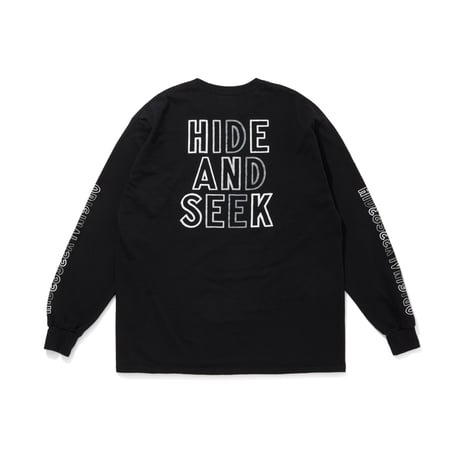 "HideandSeek×Toru Nishiura" Original H&S L/S Tee