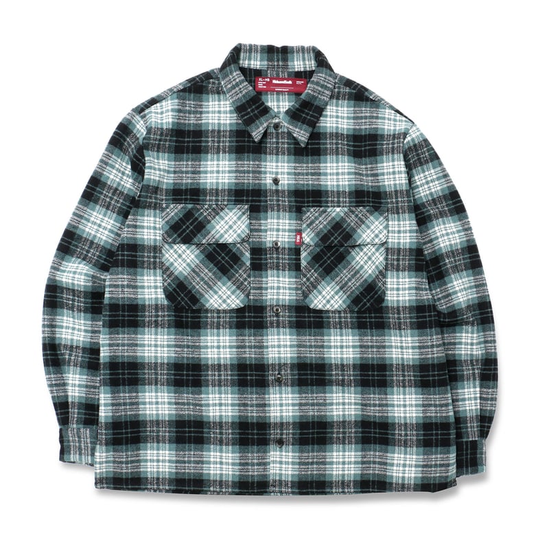 Plaid Flannel L/S Shirt(23aw) | HIDE AND SEEK O