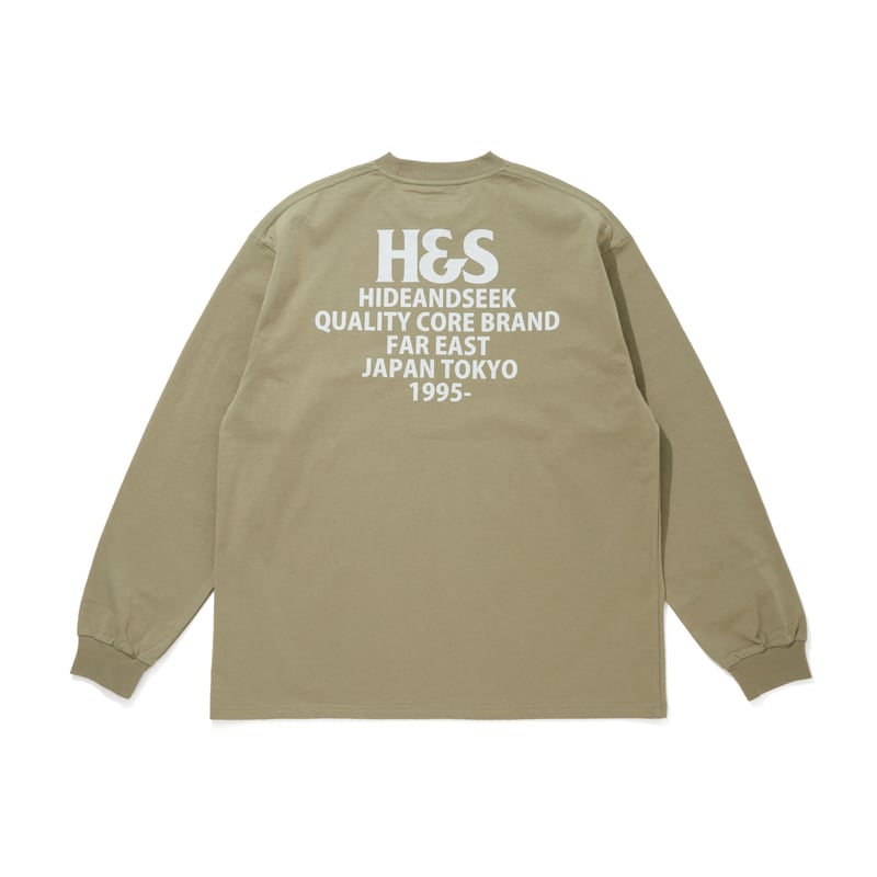 H&S L/S Tee(26ss) | HIDE AND SEEK Official Web