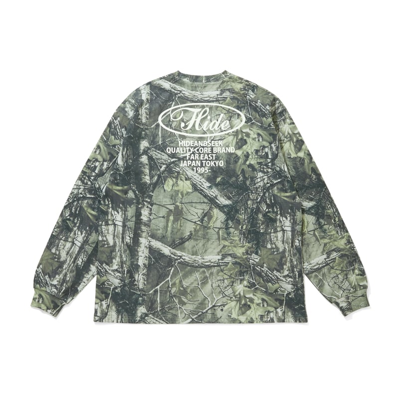 Camo L/S Tee | HIDE AND SEEK Official Web Shop