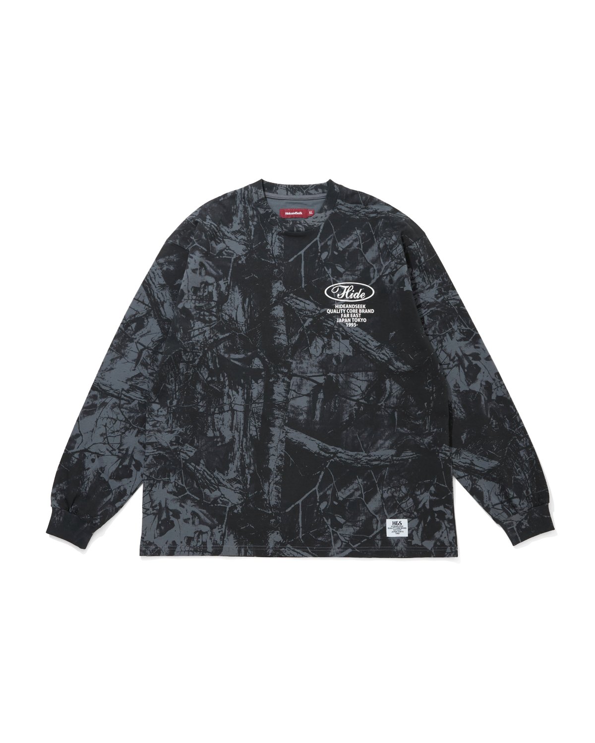 Camo L/S Tee | HIDE AND SEEK Official Web Shop