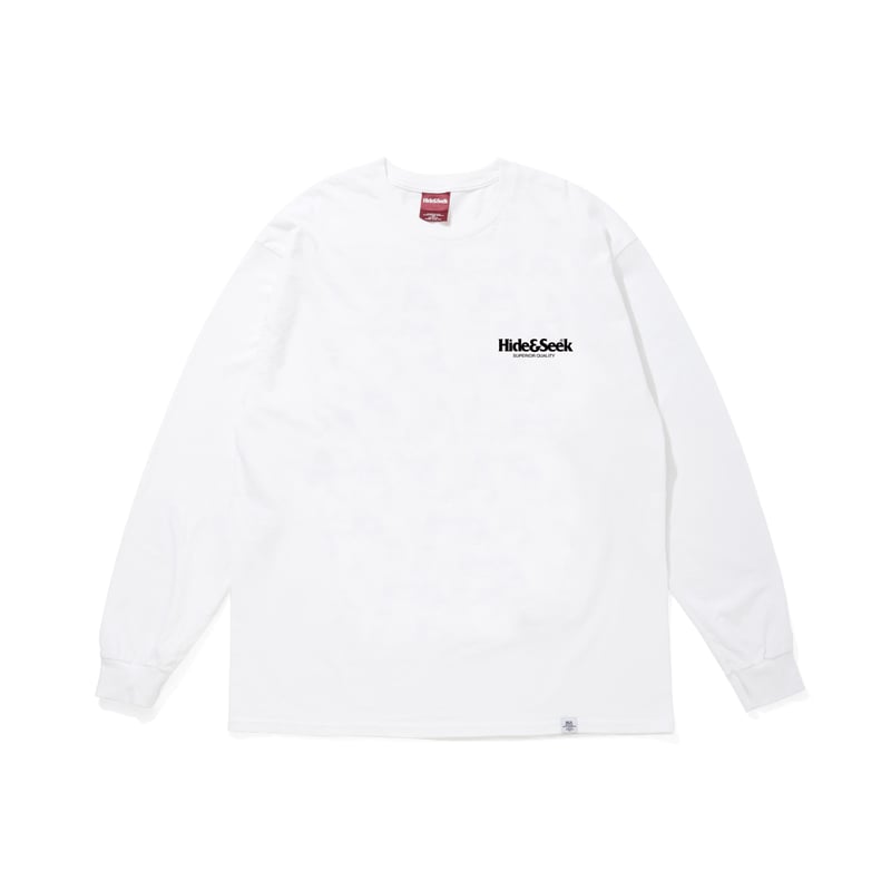 Logo L/S Tee(26ss) | HIDE AND SEEK Official Web