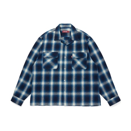 Ombre Check L/S Shirt(25aw)
