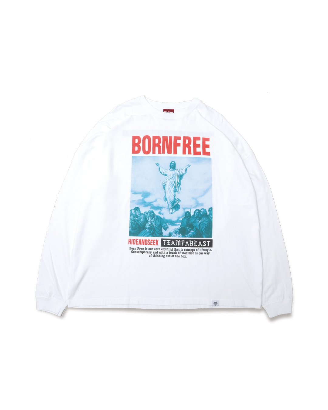 Jesus L/S Tee (Big Silhouette) | HIDE AND SEEK 