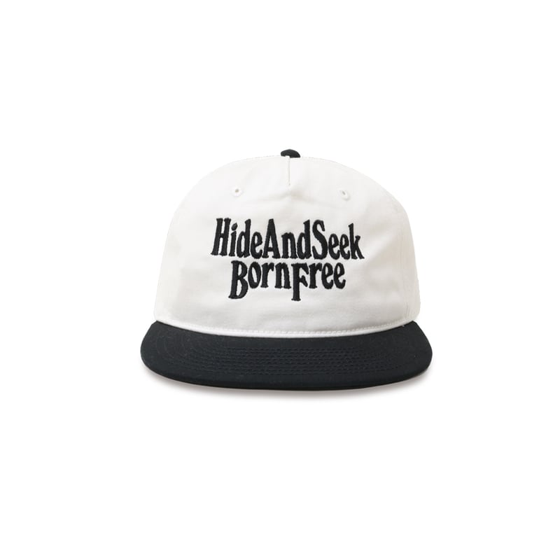 HIDE AND SEEK キャップ BORN FREE 黒 Born Free 2Tone Cap | HIDE AND SEEK Official We