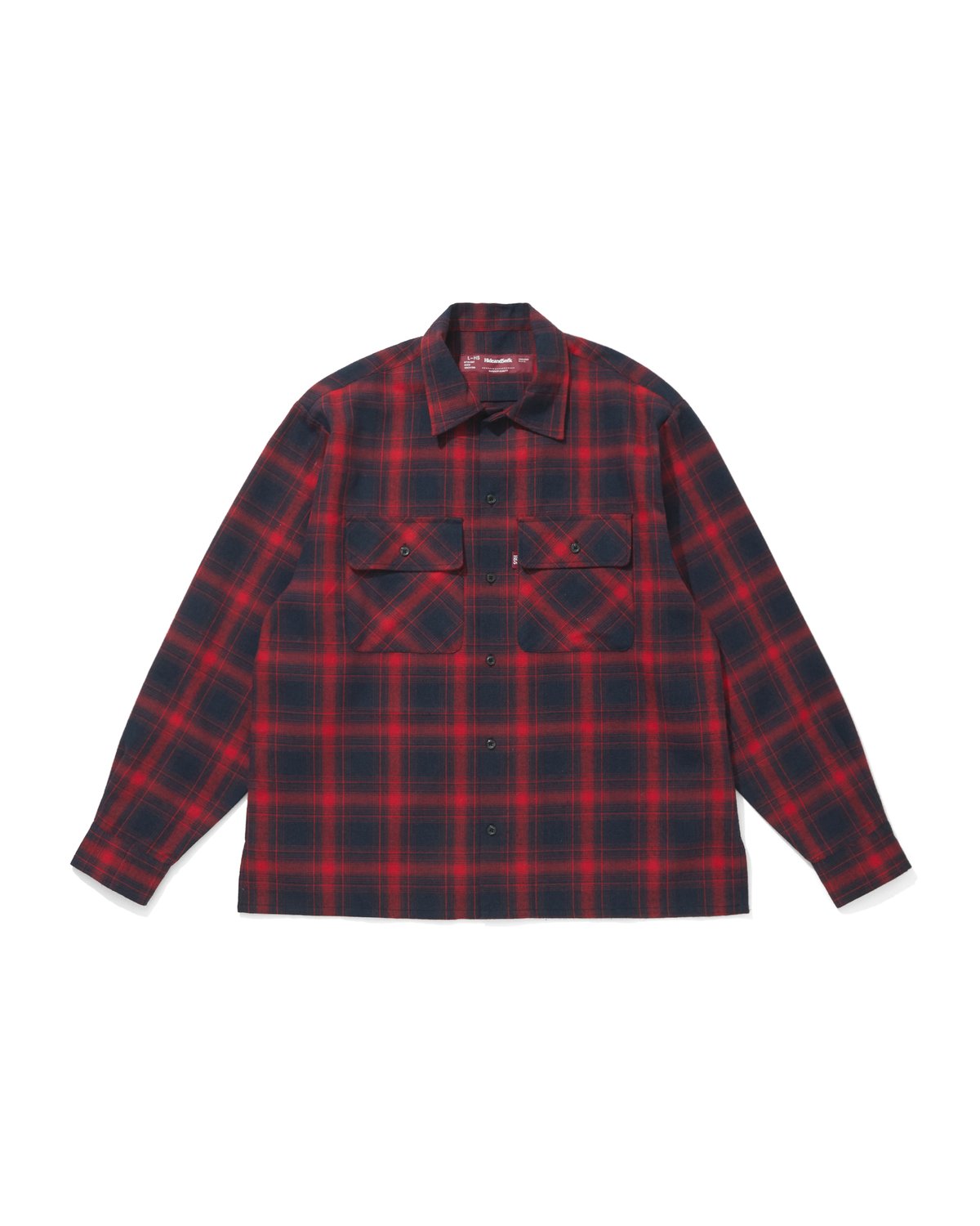 Ombre Check L/S Shirt(26ss) | HIDE AND SEEK Off