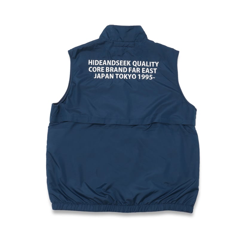 Nylon Zip Vest(24ss) | HIDE AND SEEK Official W Nylon Zip Vest(24ss) | HIDE AND SEEK Official W