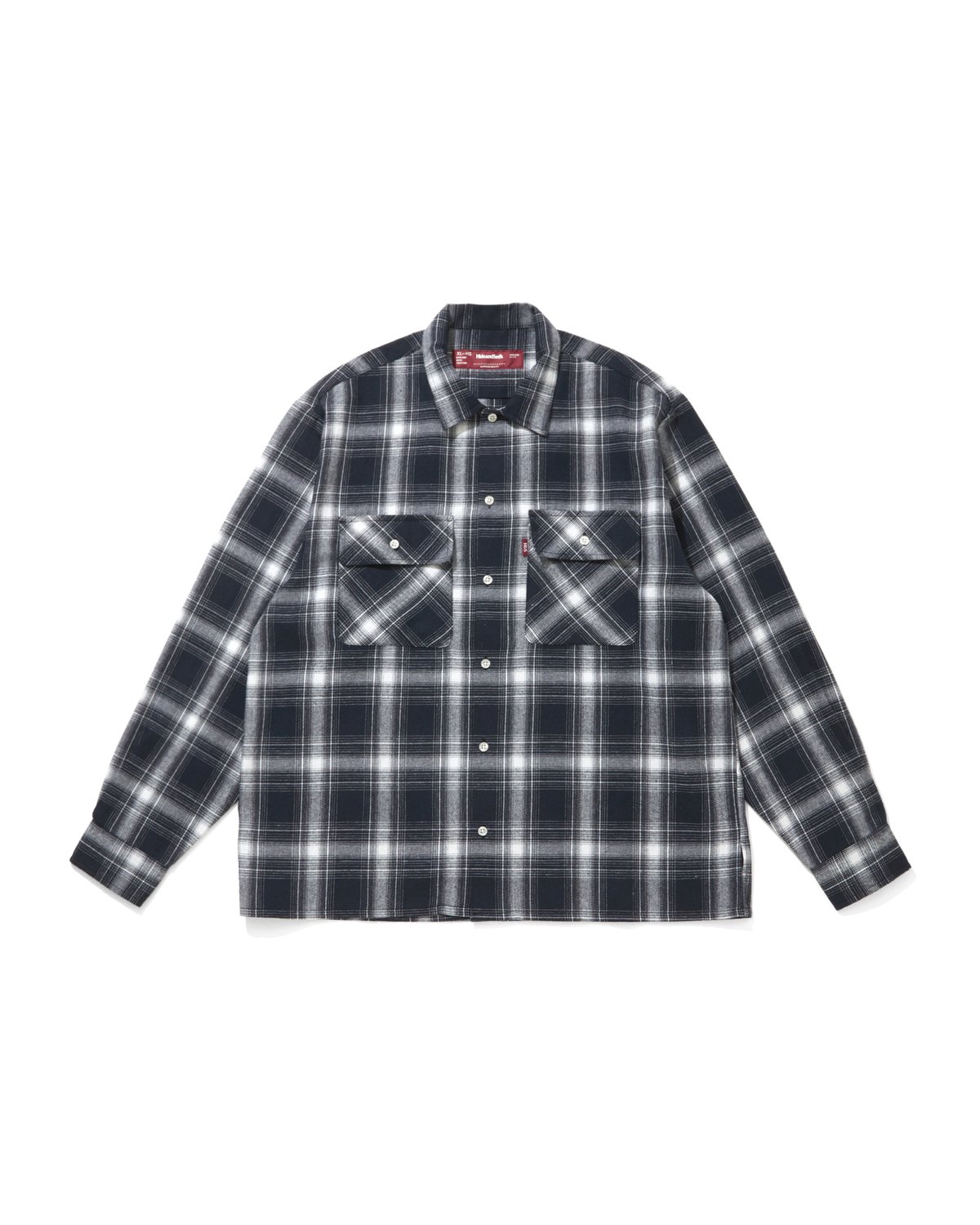 Ombre Check L/S Shirt(26ss) | HIDE AND SEEK Off