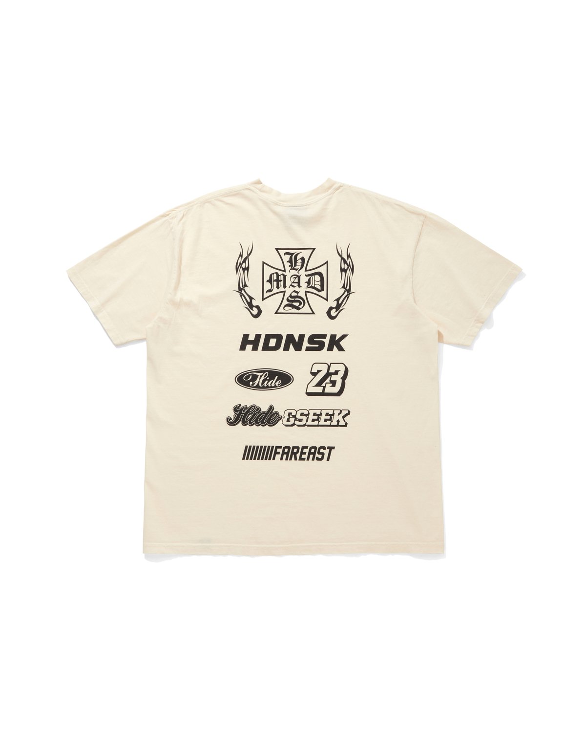 No23 S/S Tee | HIDE AND SEEK Official Web Shop