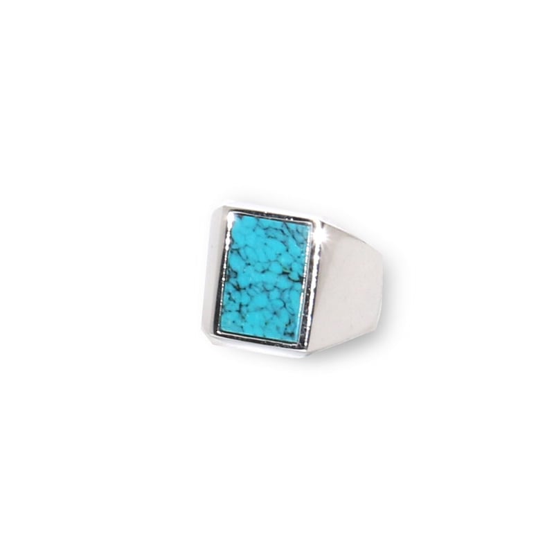 Turquoise Ring(Square) | HIDE AND SEEK Official
