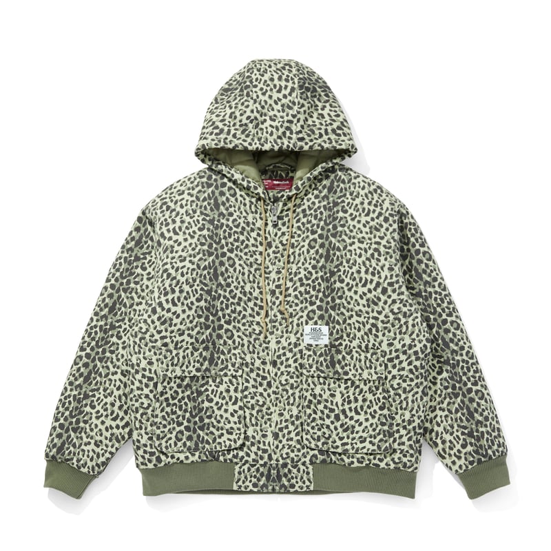 Camo Zip Hooded Jacket | HIDE AND SEEK Official