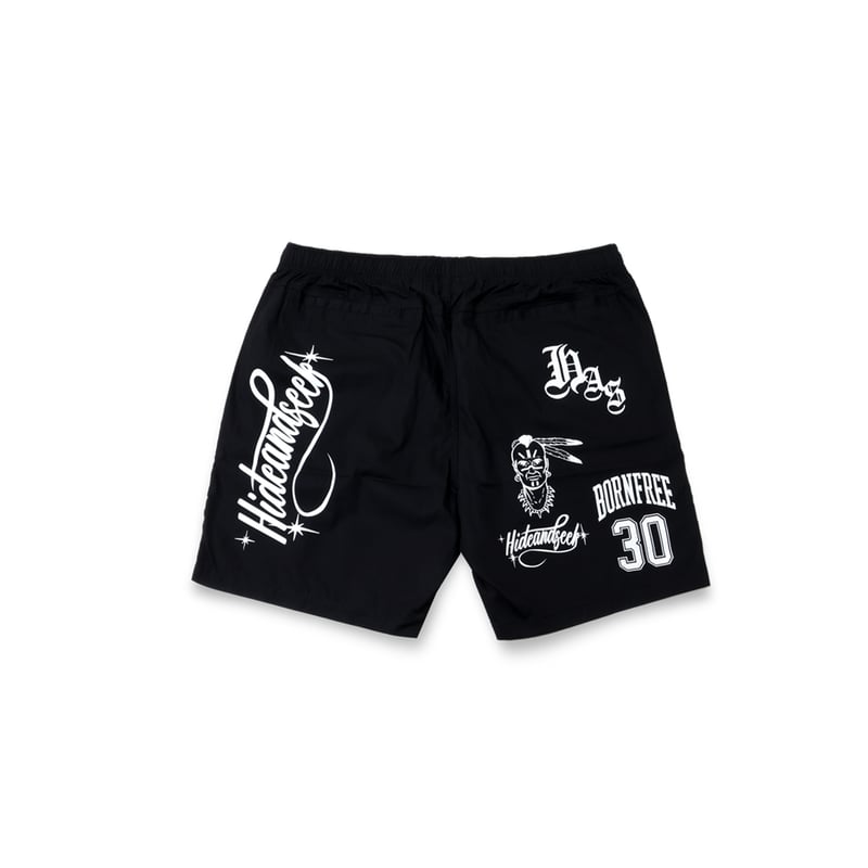 Cursive Logo Beach Short | HIDE AND SEEK Offici