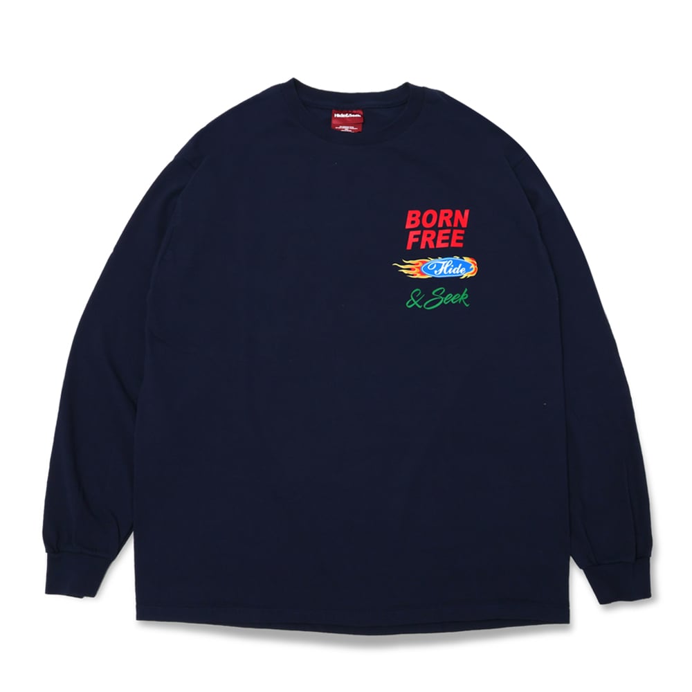Racing L/S Tee | HIDE AND SEEK Official Web Shop