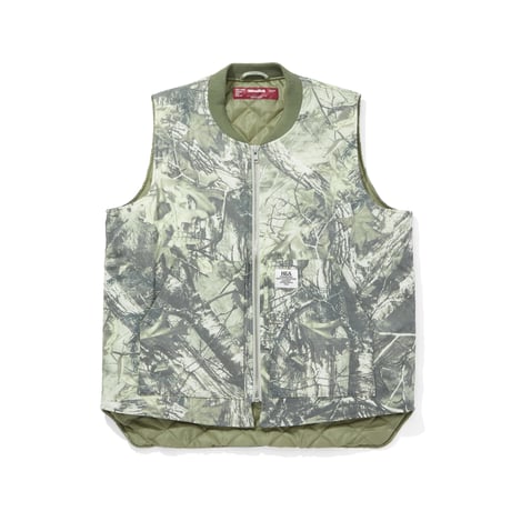 Camo Zip Work Vest
