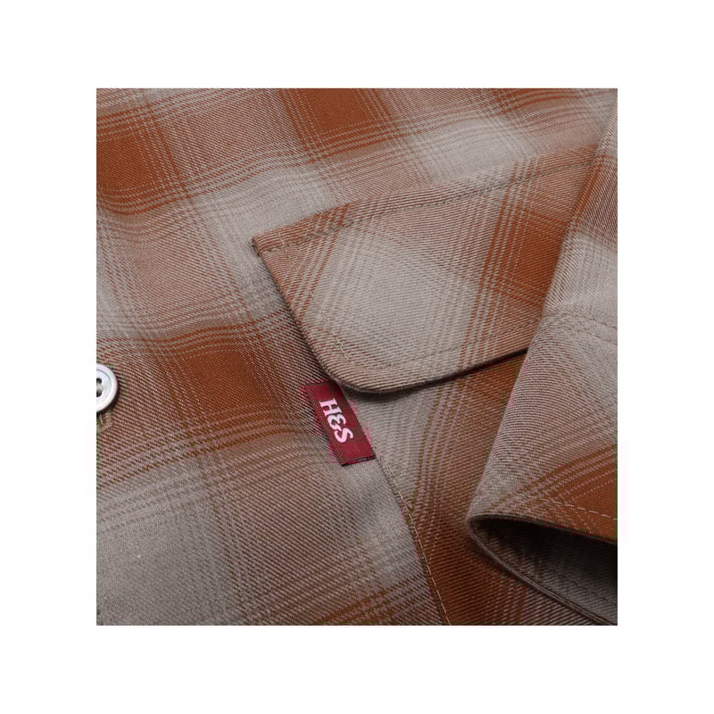 Ombre Check L/S Shirt(24aw) | HIDE AND SEEK Off Ombre Check L/S Shirt(24aw) | HIDE AND SEEK Off