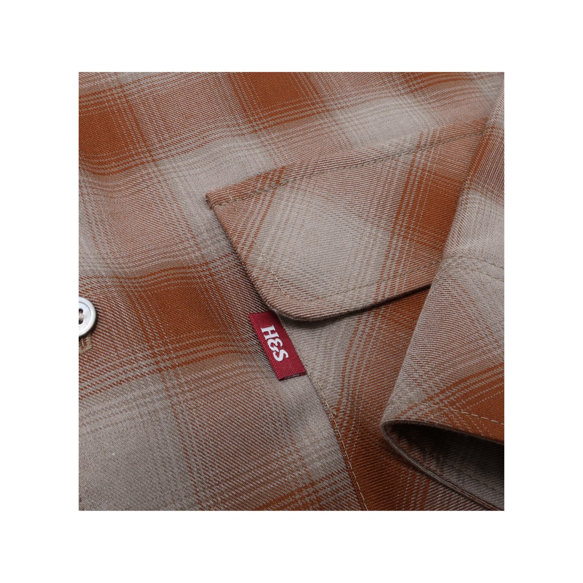 Ombre Check L/S Shirt(24aw) | HIDE AND SEEK Off Ombre Check L/S Shirt(24aw) | HIDE AND SEEK Off