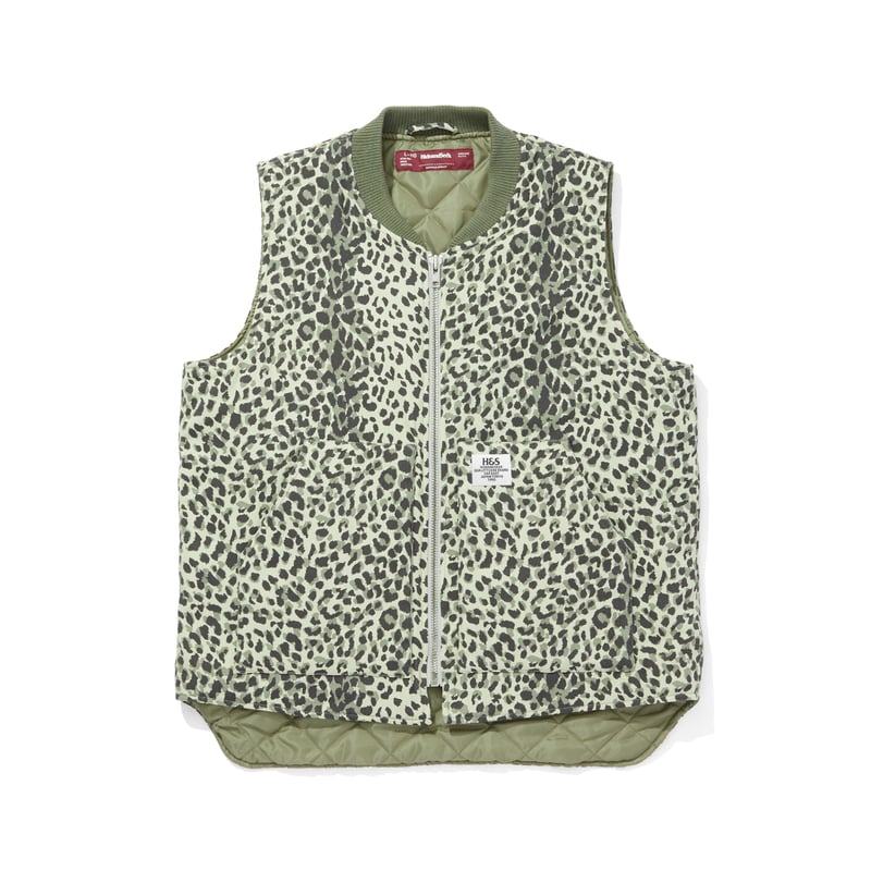 Camo Zip Work Vest | HIDE AND SEEK Official Web