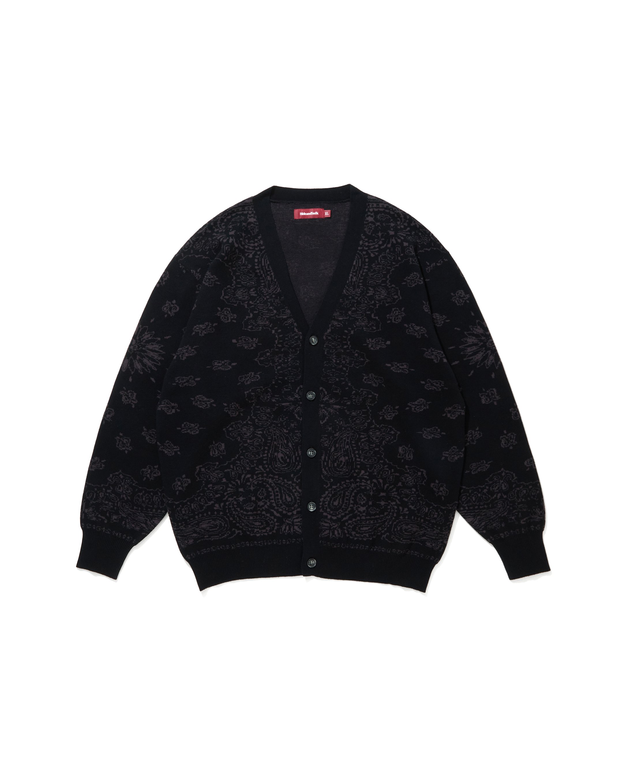 HIDE AND SEEK BANDANA CARDIGAN Lサイズ 新品 Bandana Cardigan | HIDE AND SEEK Official Web Shop
