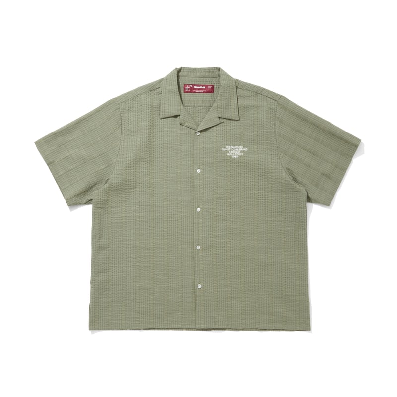 Seersucker S/S Shirt | HIDE AND SEEK Official W