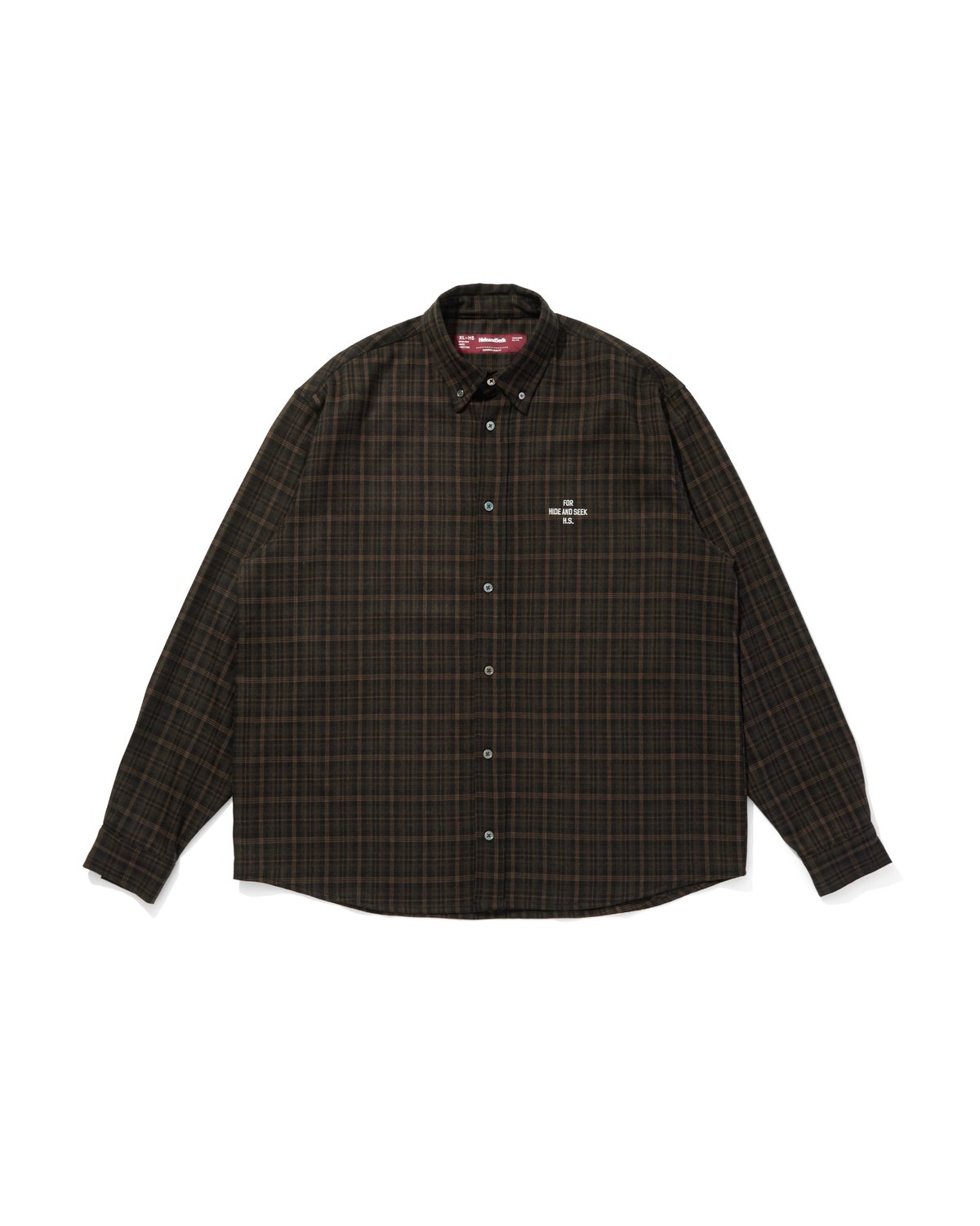 は*ん様 house on the hill L/S Tee (Checker) Check B.D. L/S Shirt | HIDE AND SEEK Official W