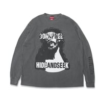 Racing L/S Tee(Loose Fit) | HIDE AND SEEK Offic