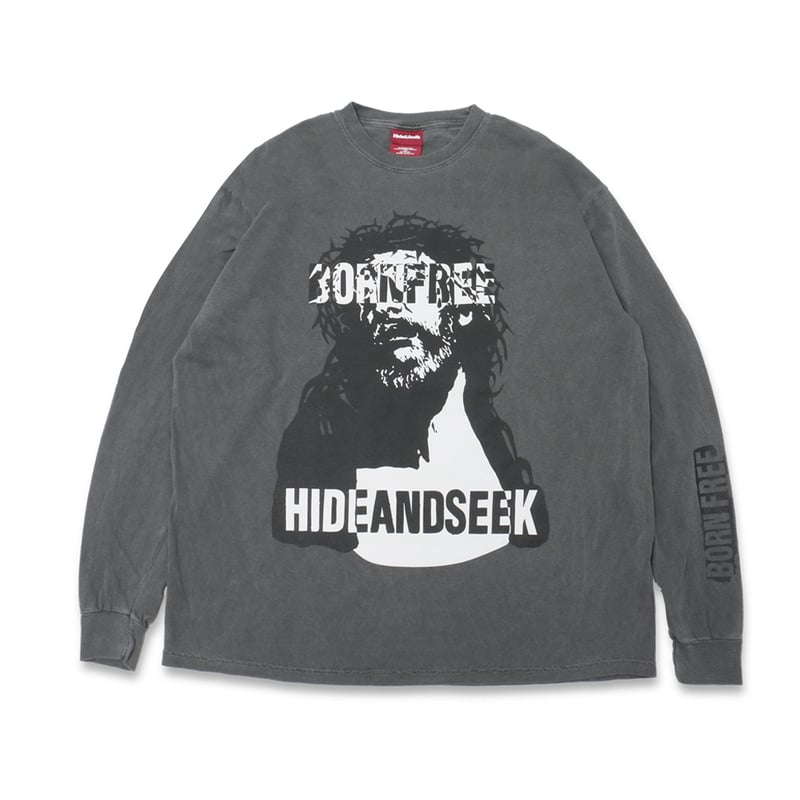 トップス hideandseek Jesus L/S Tee Jesus L/S Tee(Front) | HIDE AND SEEK Official W