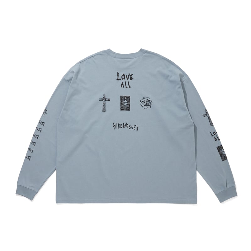 LOVE ALL L/S Tee | HIDE AND SEEK Official Web Shop