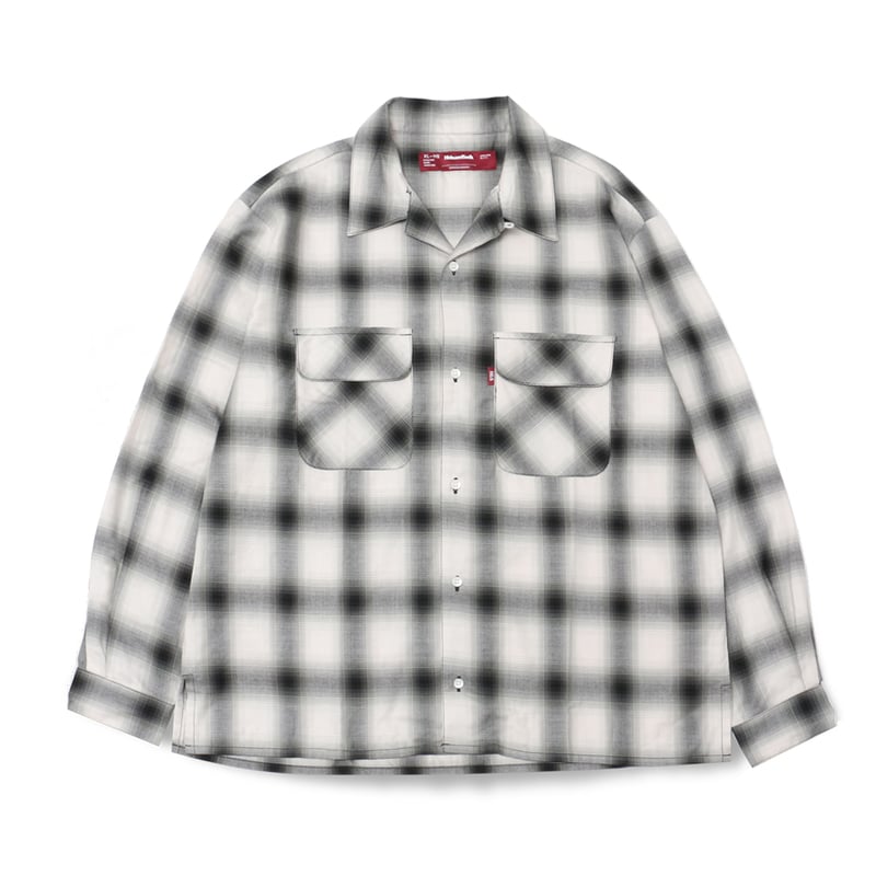 Ombre Check L/S Shirt(24ss) | HIDE AND SEEK Off...