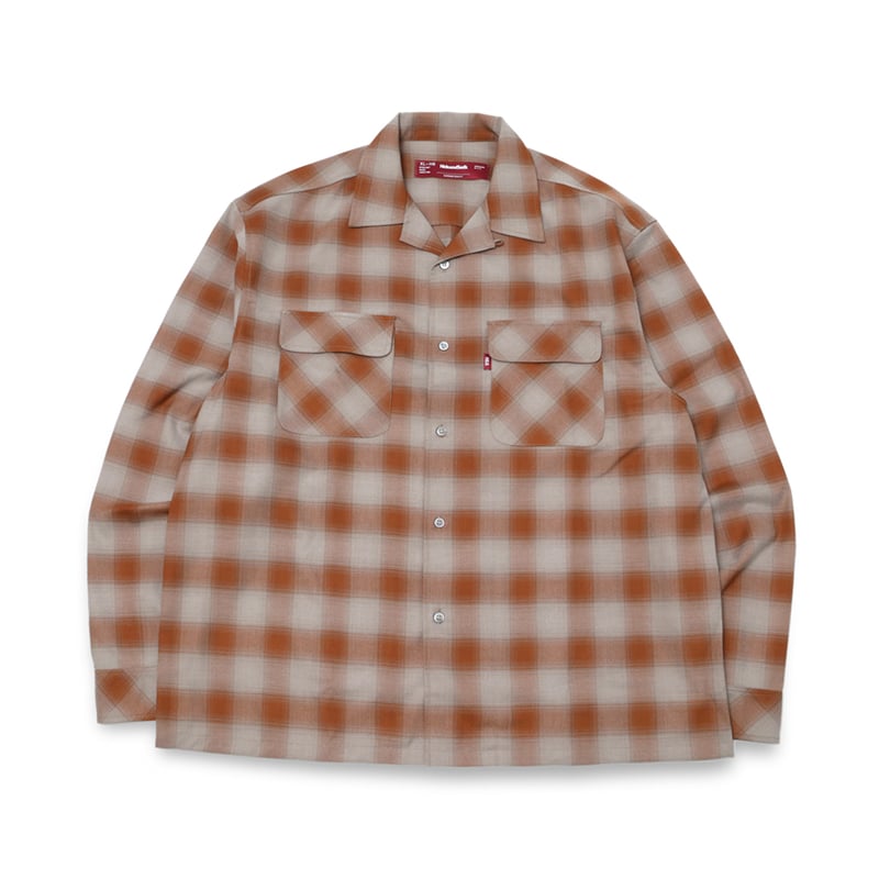 Ombre Check L/S Shirt(24aw) | HIDE AND SEEK Off Ombre Check L/S Shirt(24aw) | HIDE AND SEEK Off