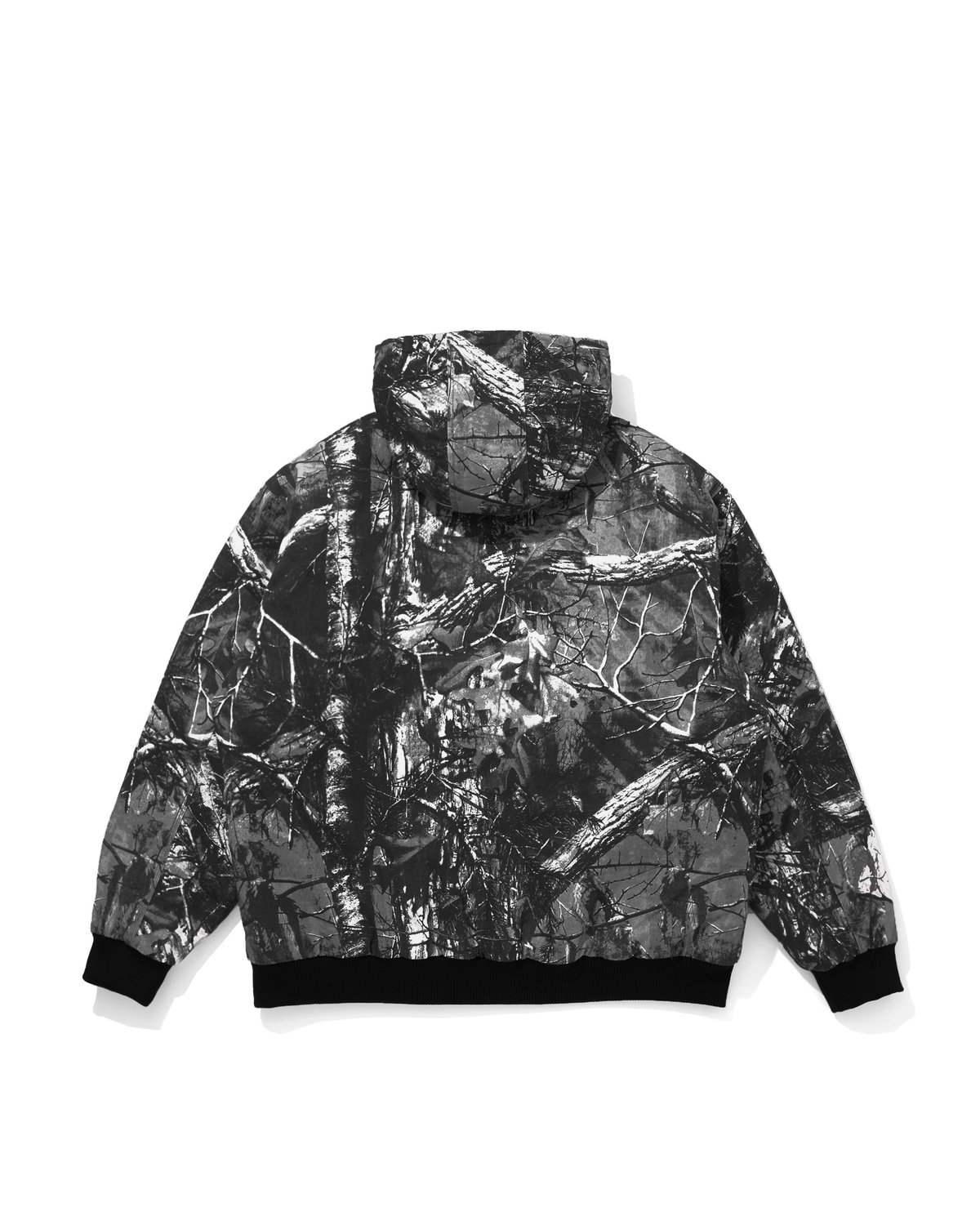 Camo Zip Hooded Jacket | HIDE AND SEEK Official