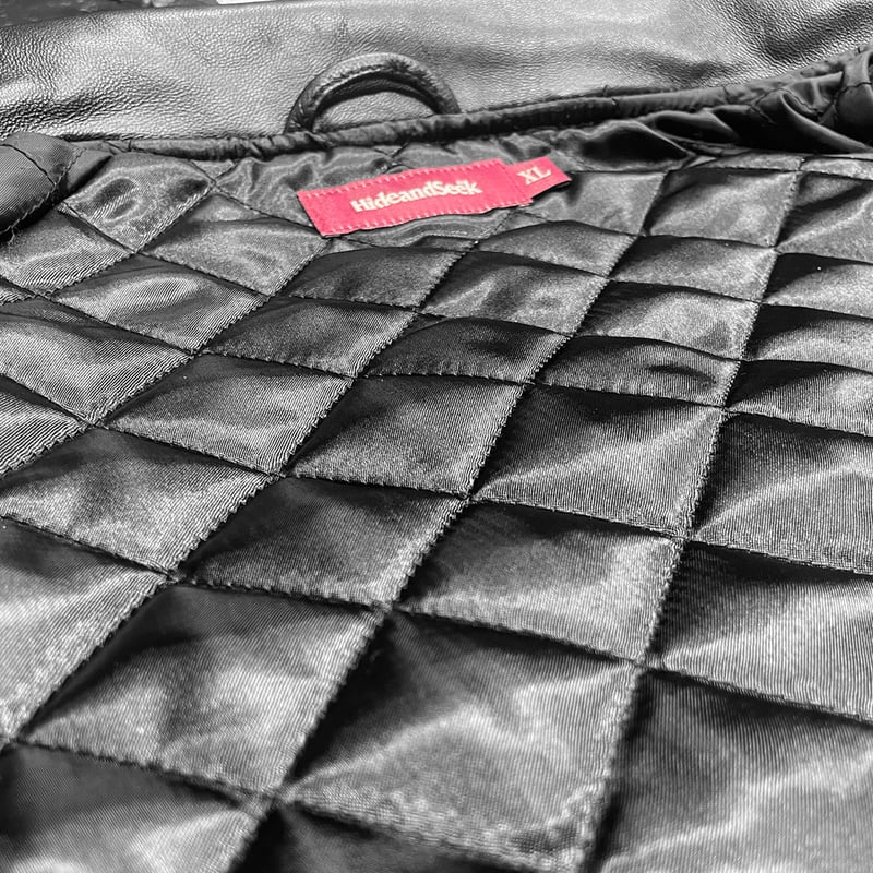 Zip Leather Jacket | HIDE AND SEEK Official Web