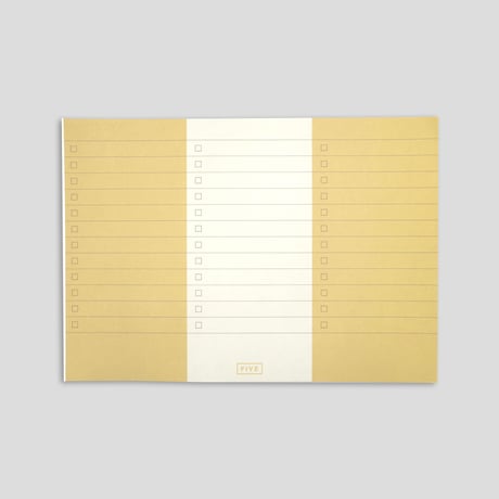 TO DO LIST - A5 -
