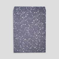 スパタ柄 角3封筒  - NAVY -