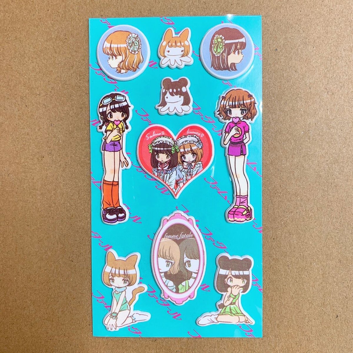 イラストぷくぷくシール | 【公式通販】femme fatale（戦慄かなの