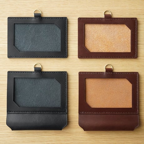 文具好きのためのIDケース｜ペンホルダー付き（マロン）CT06