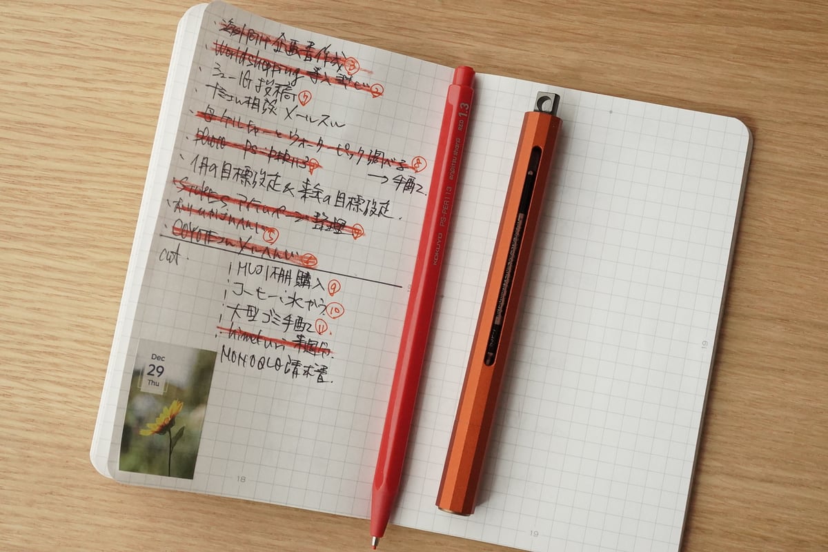 鉛筆シャープ 1.3mm赤芯（1本） | DIALOG NOTEBOOK STORE