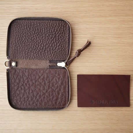minimaround｜シンプルで自由な小さい財布（マロン）CT10