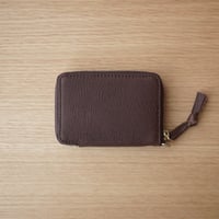 minimaround｜シンプルで自由な小さい財布（マロン）CT10