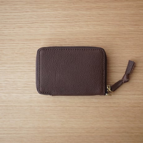 minimaround｜シンプルで自由な小さい財布（マロン）CT10