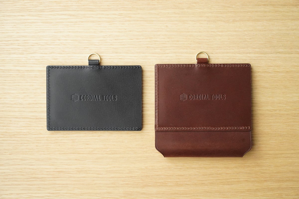 BDN IMED カルテイングツール ケース付き 文具好きのためのIDケース｜ペンホルダー付き（ブラック）CT03