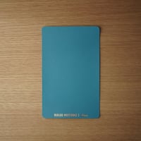 dünn DN本革下敷き（コバルトブルー）