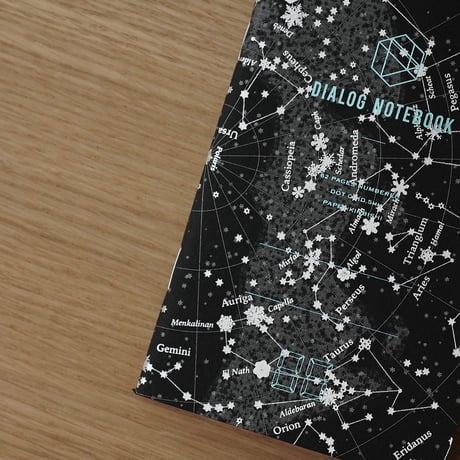 限定版ダイアログノートプレミアム「綺羅星紙」（3冊セット）｜DN002（ドット方眼）★