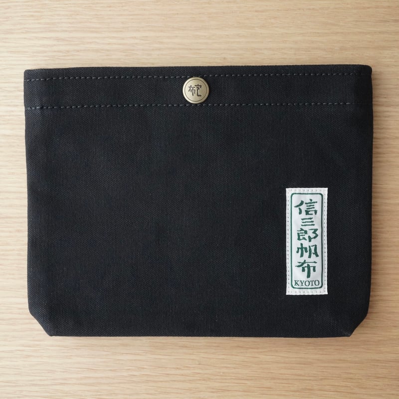 ダイアログノートポーチ（黒） by 一澤信三郎帆布 | DIALOG NOTEBOOK STORE