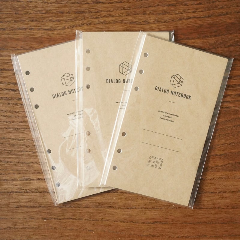 ダイアログノート バイブルサイズリフィル（3冊セット）｜DN005（方眼