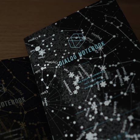 限定版ダイアログノートプレミアム「綺羅星紙」（3冊セット）｜DN002（ドット方眼）★