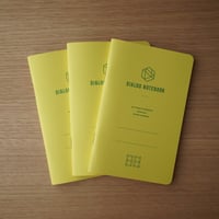 限定版ダイアログノート「レモンイエロー by iiro」（3冊セット）｜DN001（方眼）