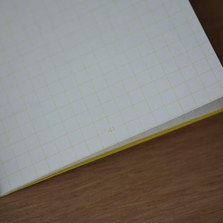 限定版ダイアログノート「レモンイエロー by iiro」（3冊セット）｜DN001（方眼）